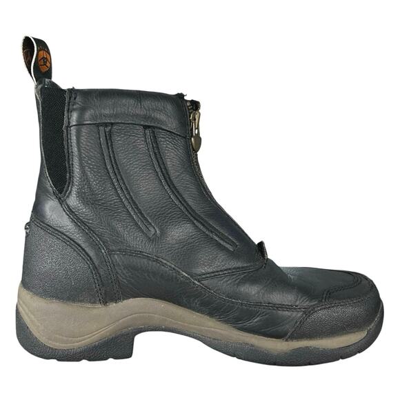 Ariat Women’s Telluride Zip H2O Black Leather Zip Paddock Boot Size US 8.5 - Picture 4 of 11